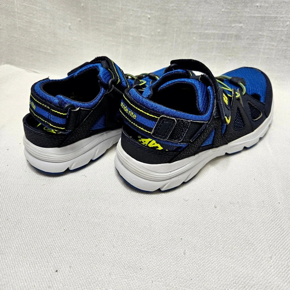 Stride Rite Made 2 Play Boys 13 Blue Water Sandals‎ Hybrid Sneakers Washable